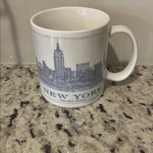 Starbucks White Ceramic Mug.  NEW YORK